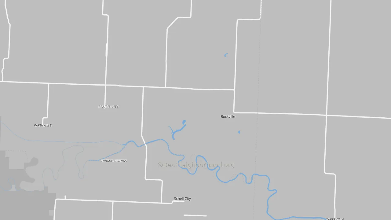 Transit Grade map of Rockville, MO