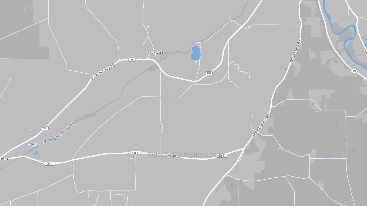 Transit Grade map of Rockville, NY