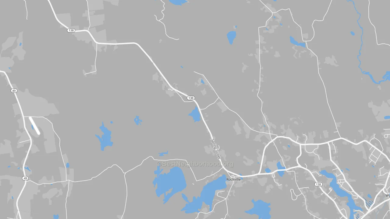 Transit Grade map of Rockville, RI