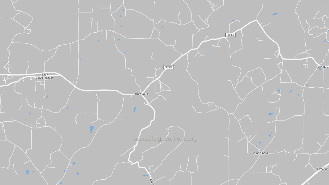 Transit Grade map of Rockville, TN