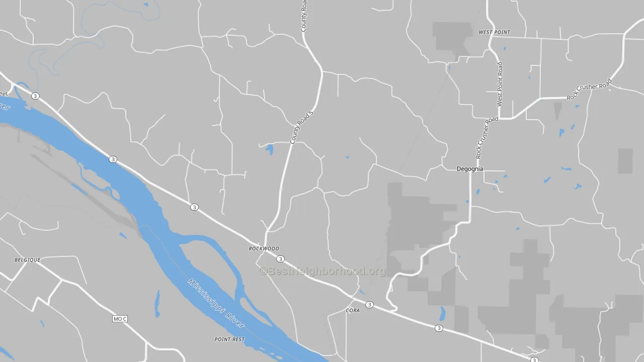 Transit Grade map of Rockwood, IL