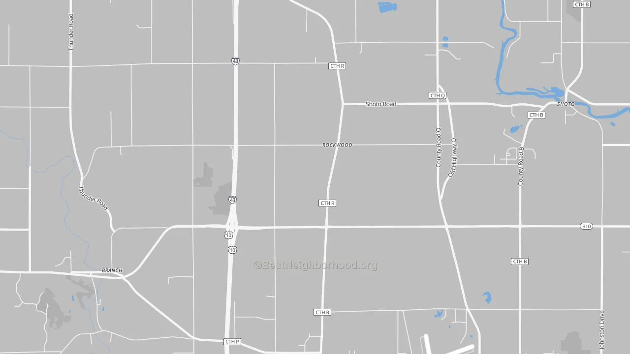 Transit Grade map of Rockwood, WI