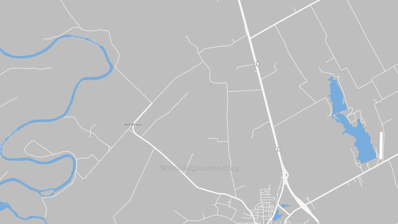 Transit Grade map of Rocky Hill, TX