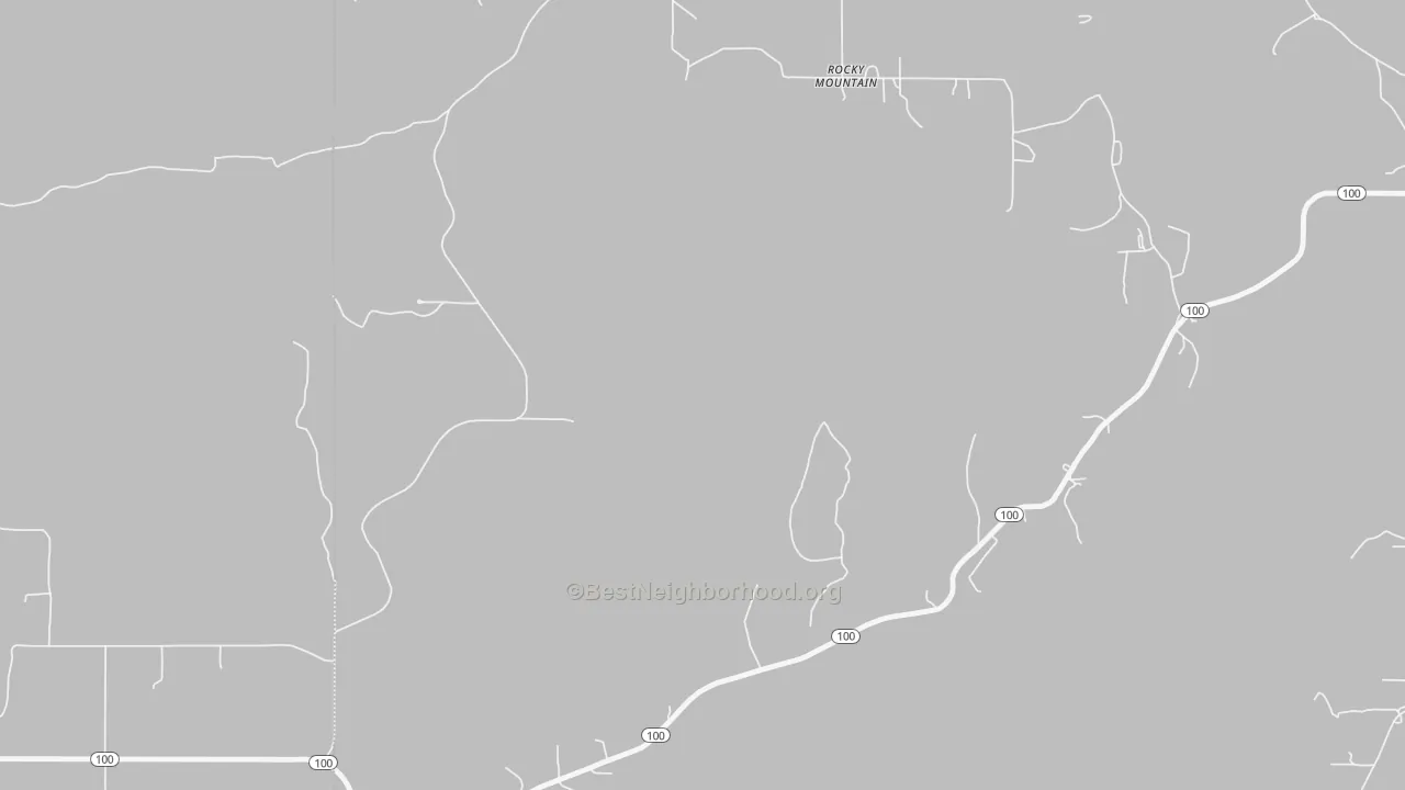 Transit Grade map of Rocky Mountain, OK