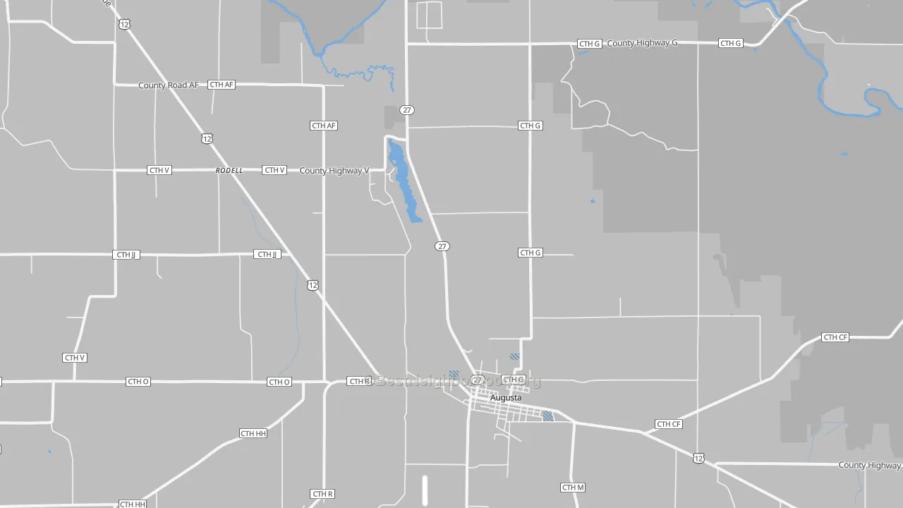 Transit Grade map of Rodell, WI