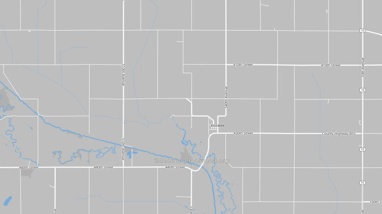 Transit Grade map of Rodman, IA