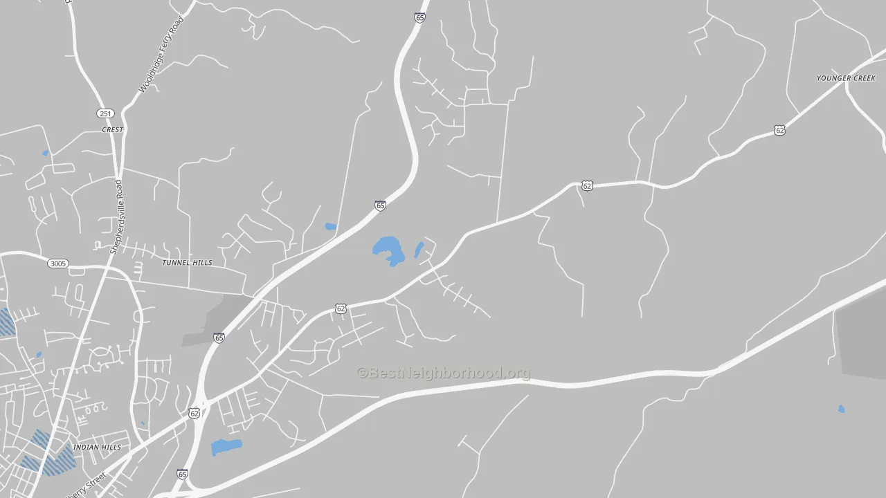 Transit Grade map of Rogersville, KY