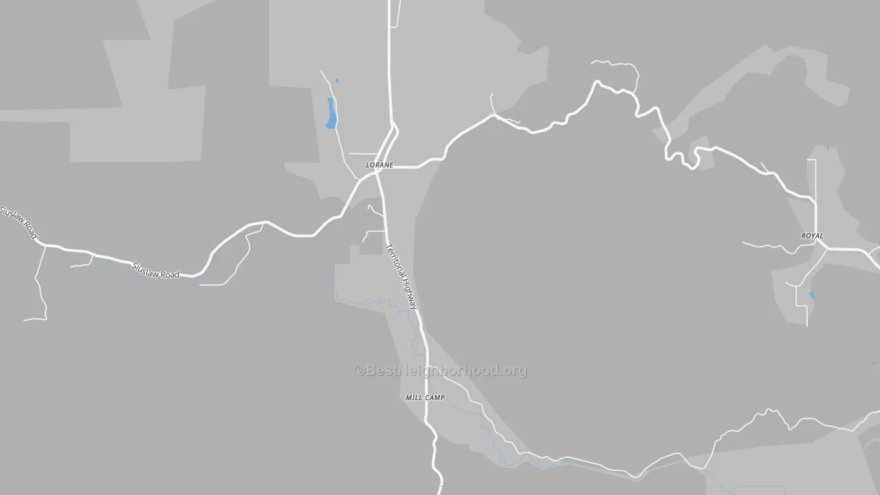 Transit Grade map of Rogue Elk, OR