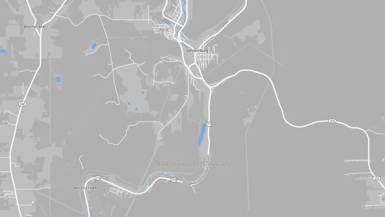 Transit Grade map of Rolfe, PA