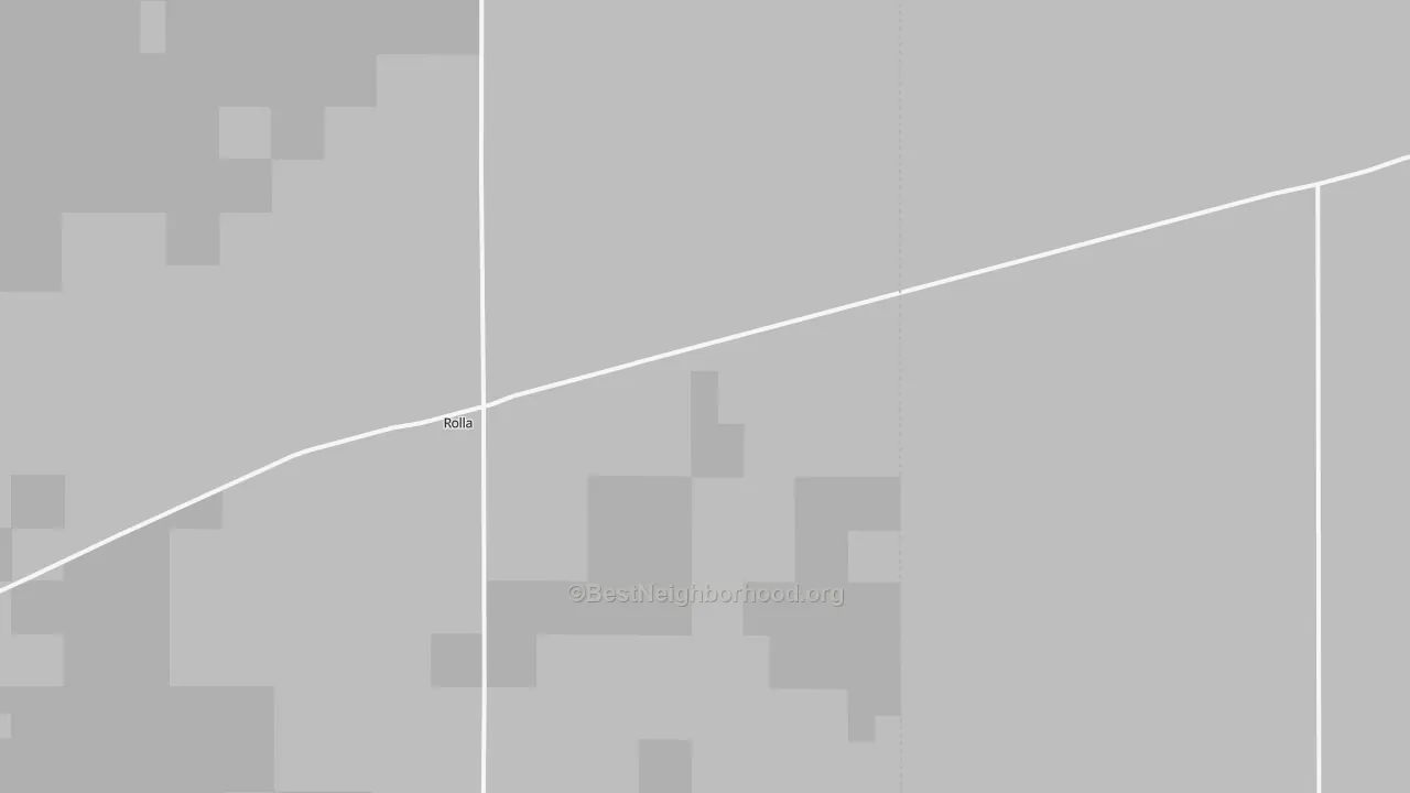 Transit Grade map of Rolla, KS