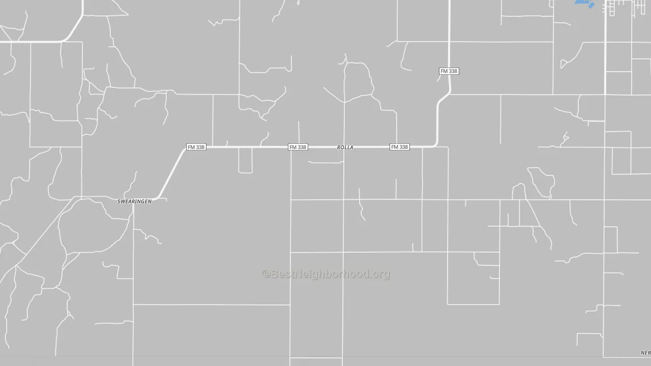 Transit Grade map of Rolla, TX