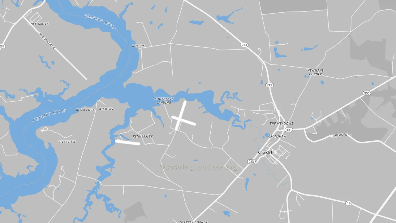 Transit Grade map of Rolphs, MD
