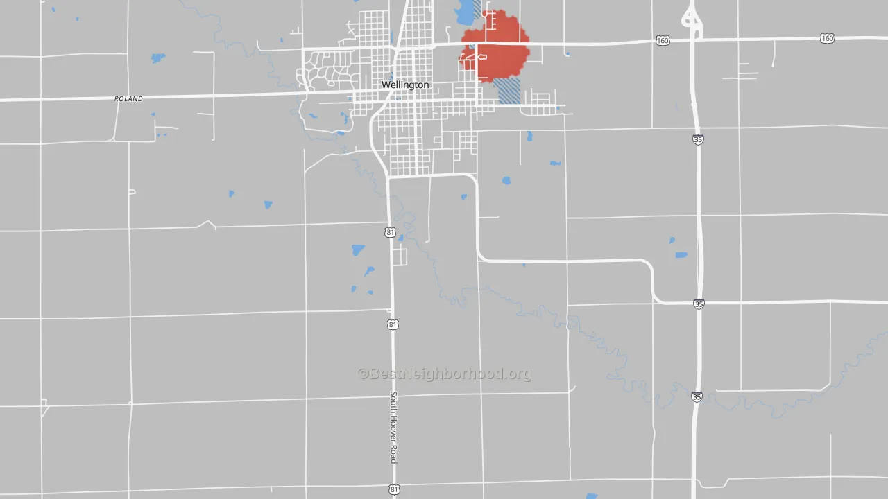 Transit Grade map of Rome, KS