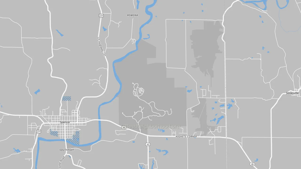 Transit Grade map of Romona, IN