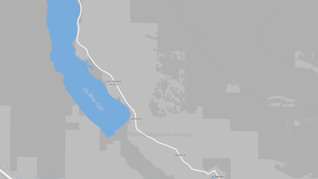 Transit Grade map of Ronald, WA