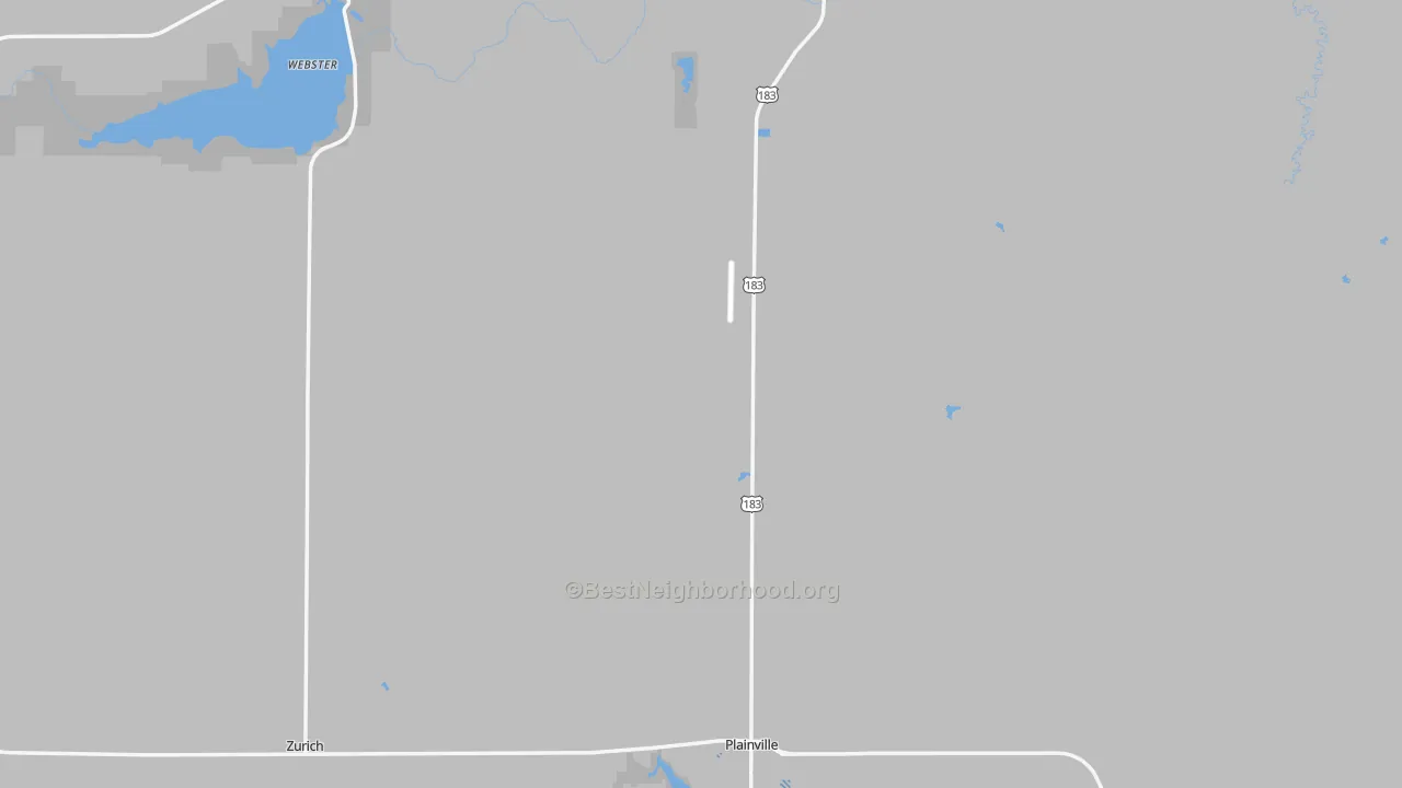 Transit Grade map of Rooks County, KS