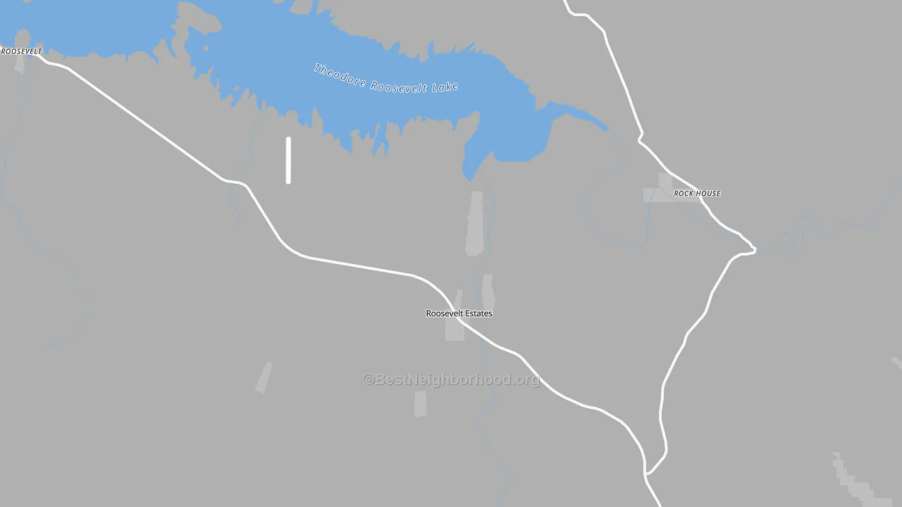 Transit Grade map of Roosevelt, AZ