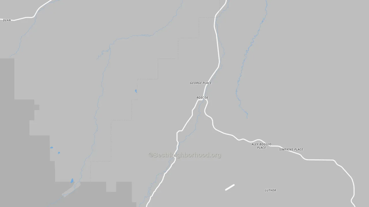 Transit Grade map of Roscoe, MT