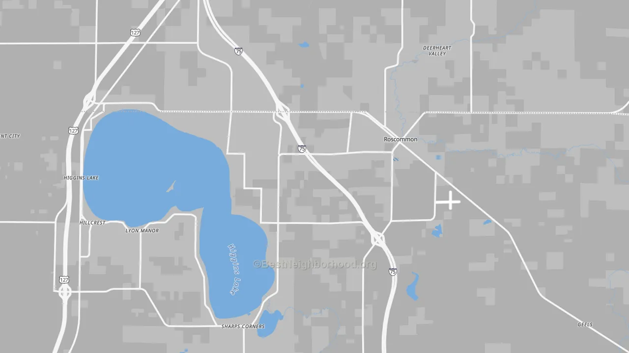 Transit Grade map of Roscommon, MI