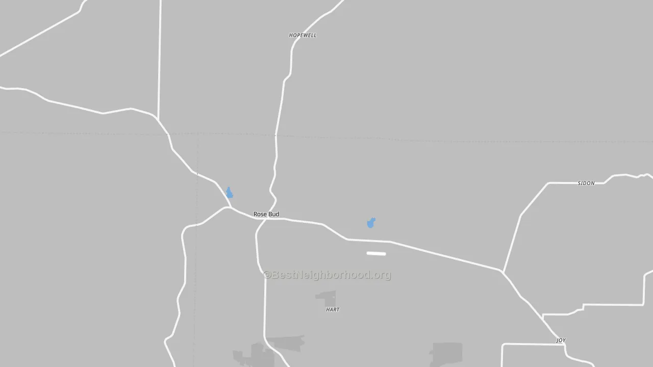 Transit Grade map of Rose Bud, AR