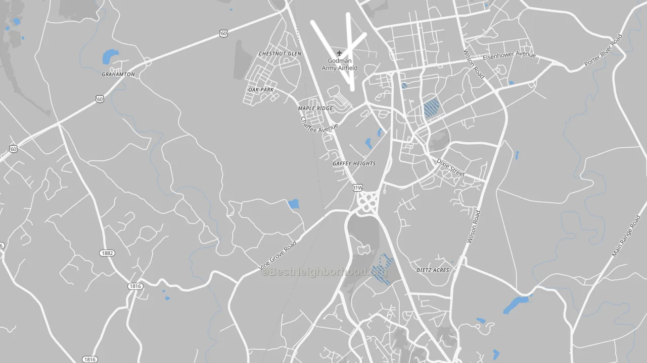 Transit Grade map of Rose Terrace, KY