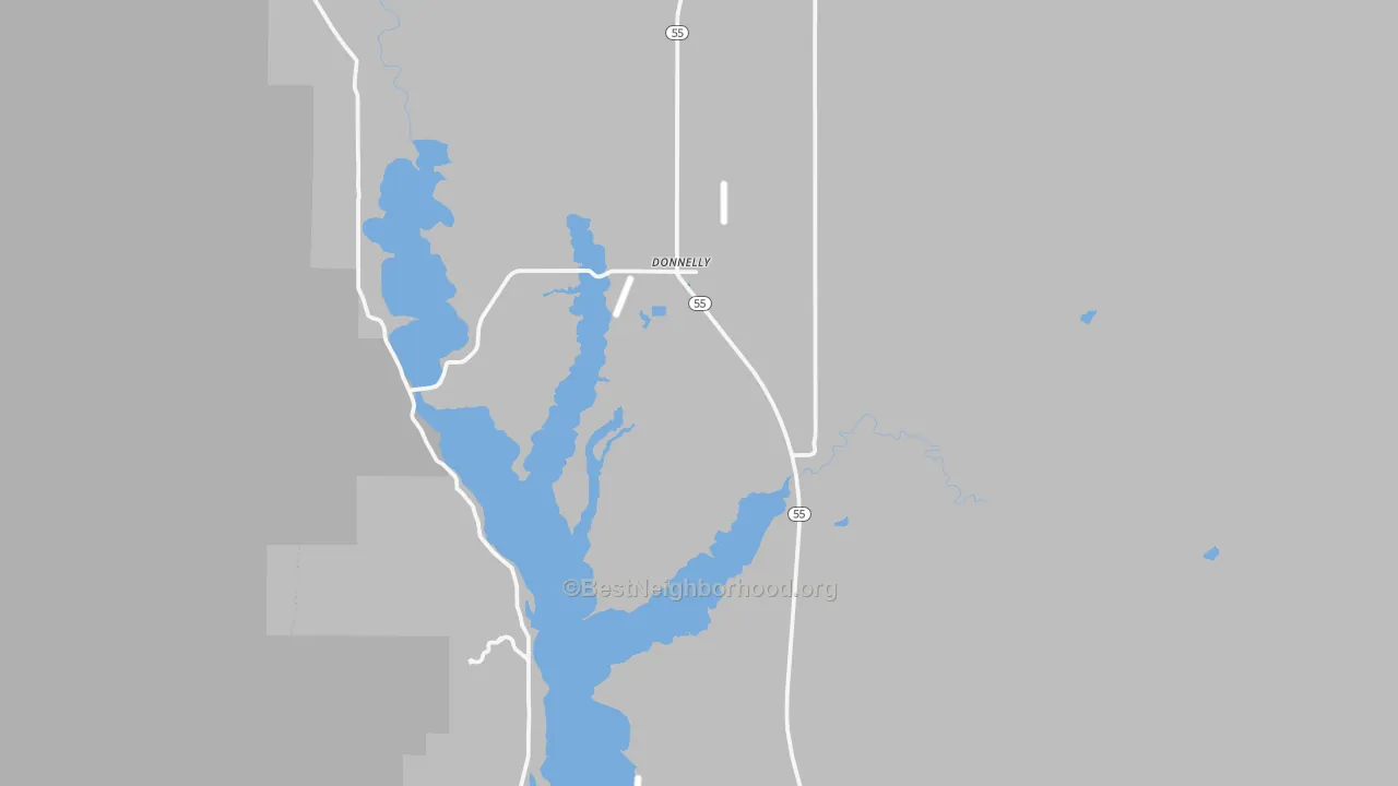 Transit Grade map of Roseberry, ID