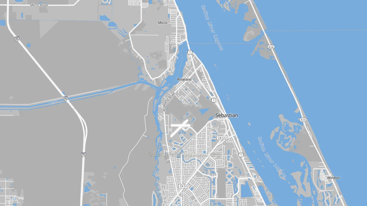 Transit Grade map of Roseland, FL