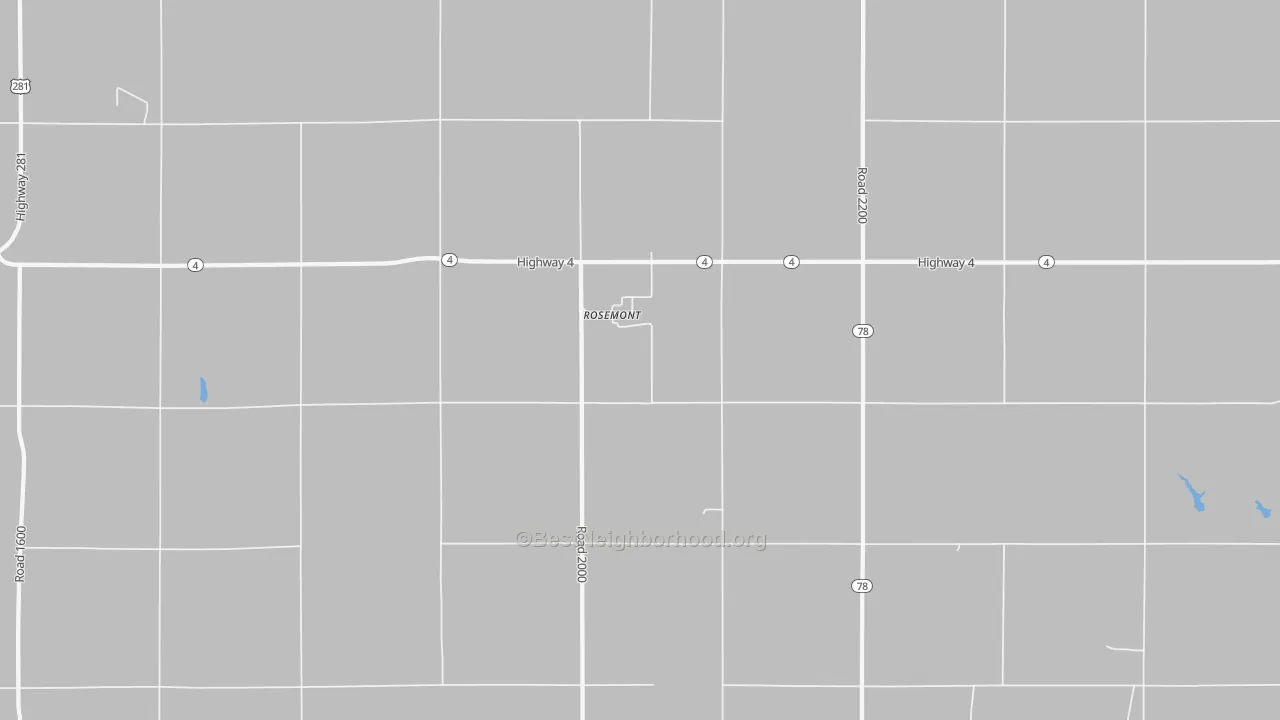 Transit Grade map of Rosemont, NE