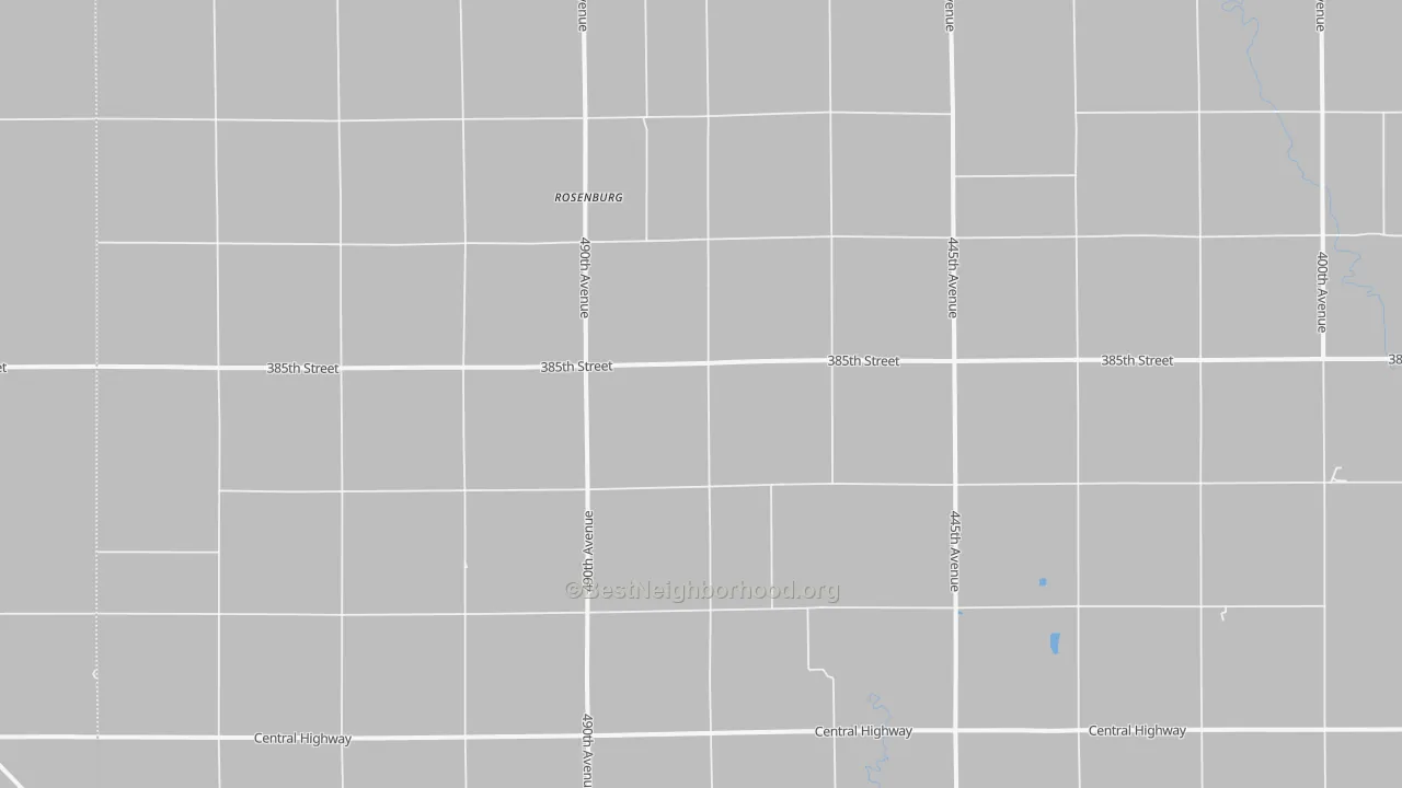Transit Grade map of Rosenburg, NE
