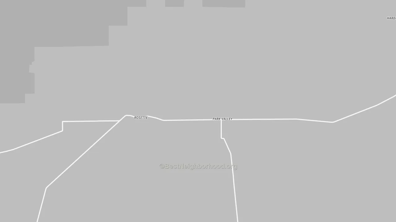 Transit Grade map of Rosette, UT