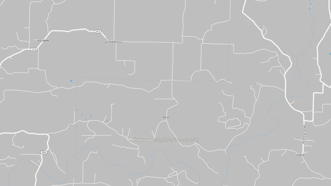 Transit Grade map of Ross, AR