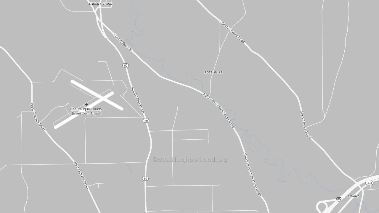 Transit Grade map of Ross Mill, NY