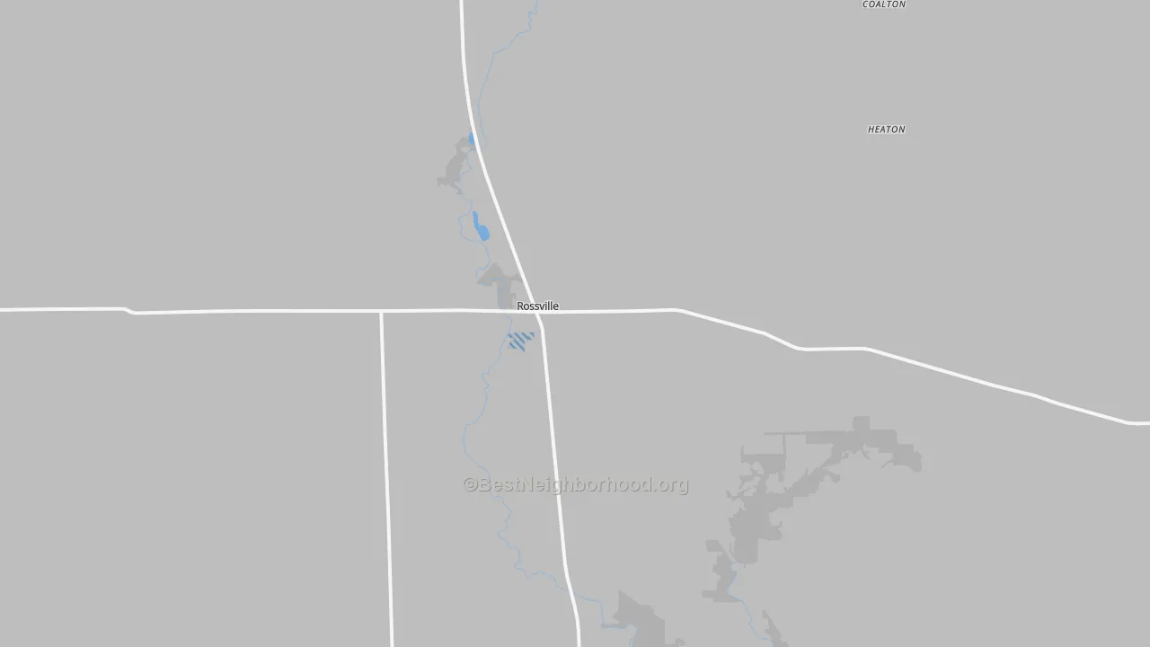 Transit Grade map of Rossville, IL