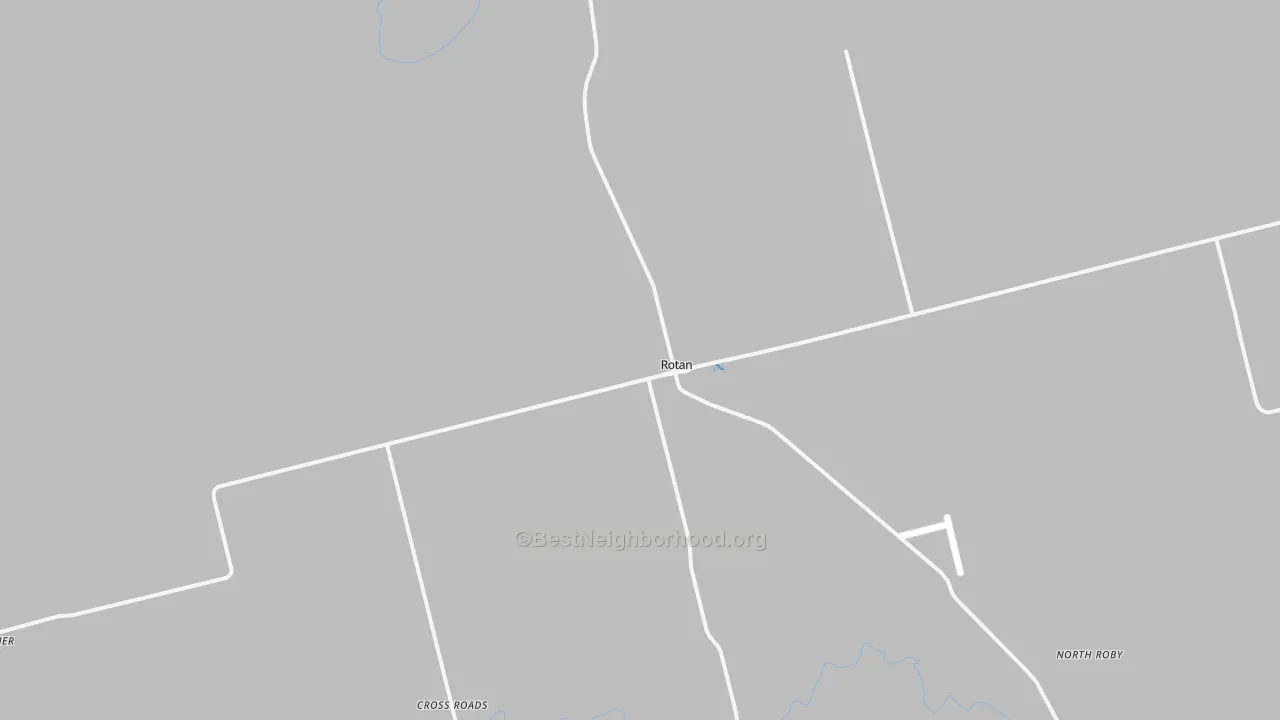 Transit Grade map of Rotan, TX