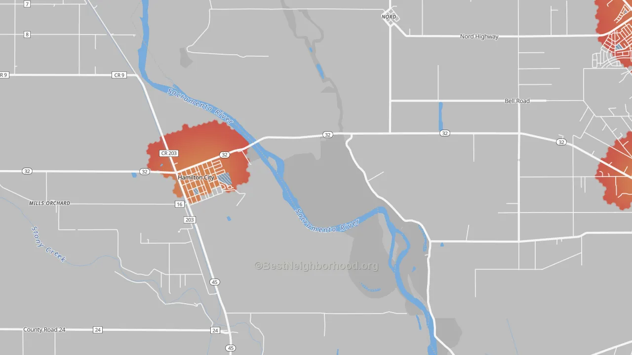 Transit Grade map of Rotavele, CA