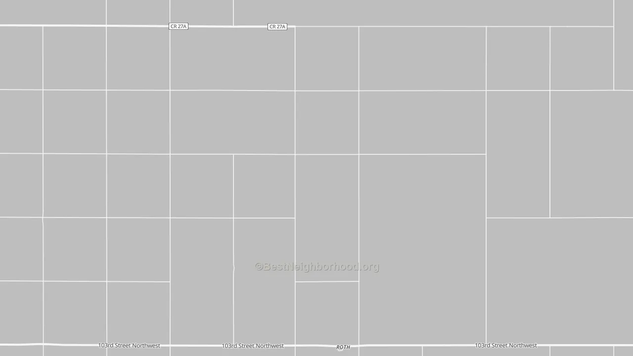 Transit Grade map of Roth, ND