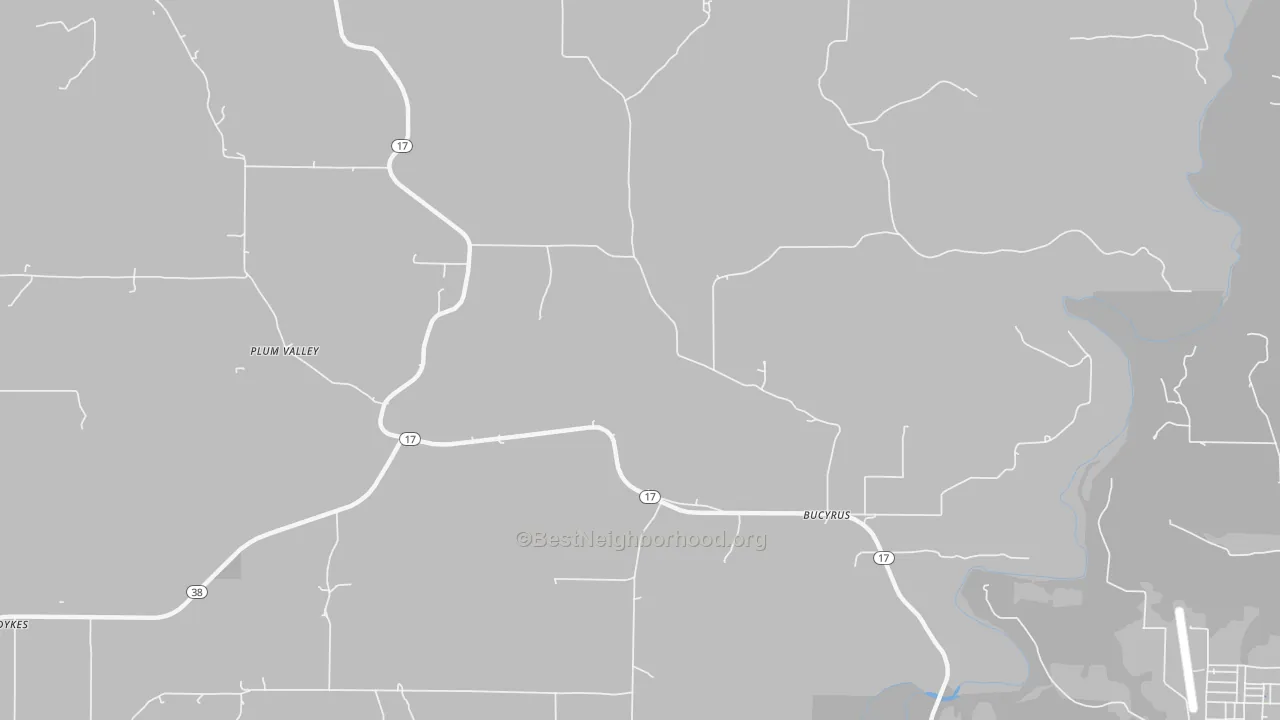 Transit Grade map of Roubidoux, MO