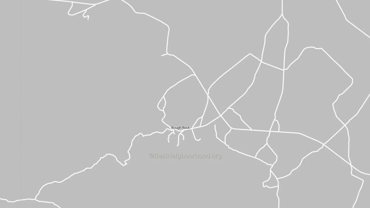 Transit Grade map of Rough Rock, AZ