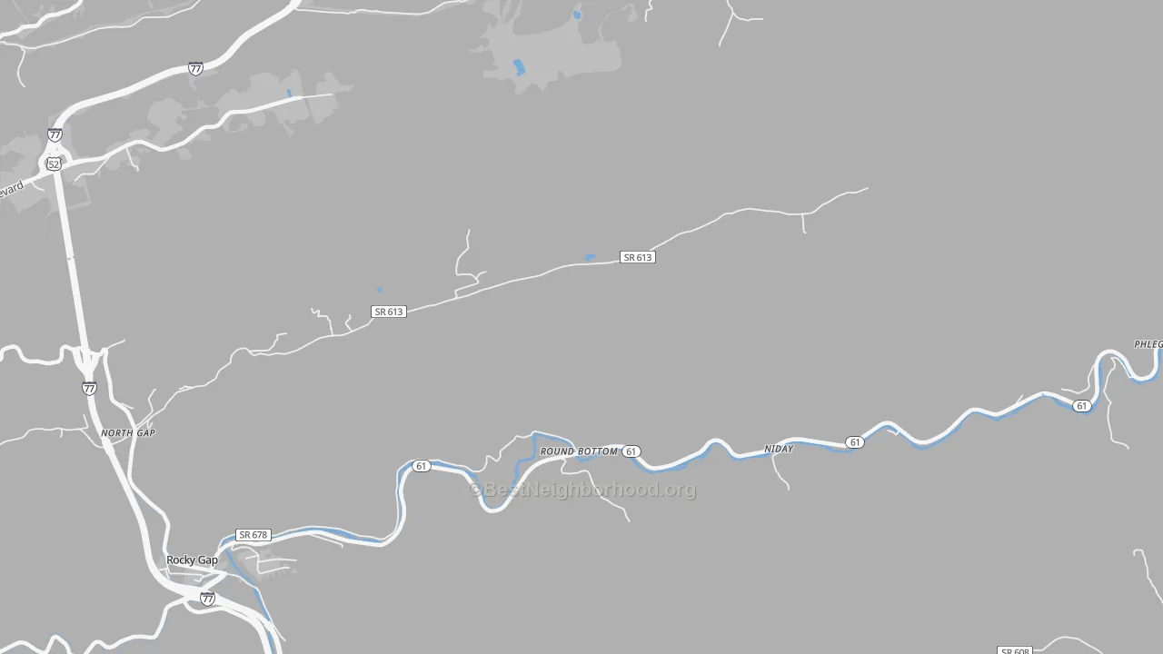 Transit Grade map of Round Bottom, VA