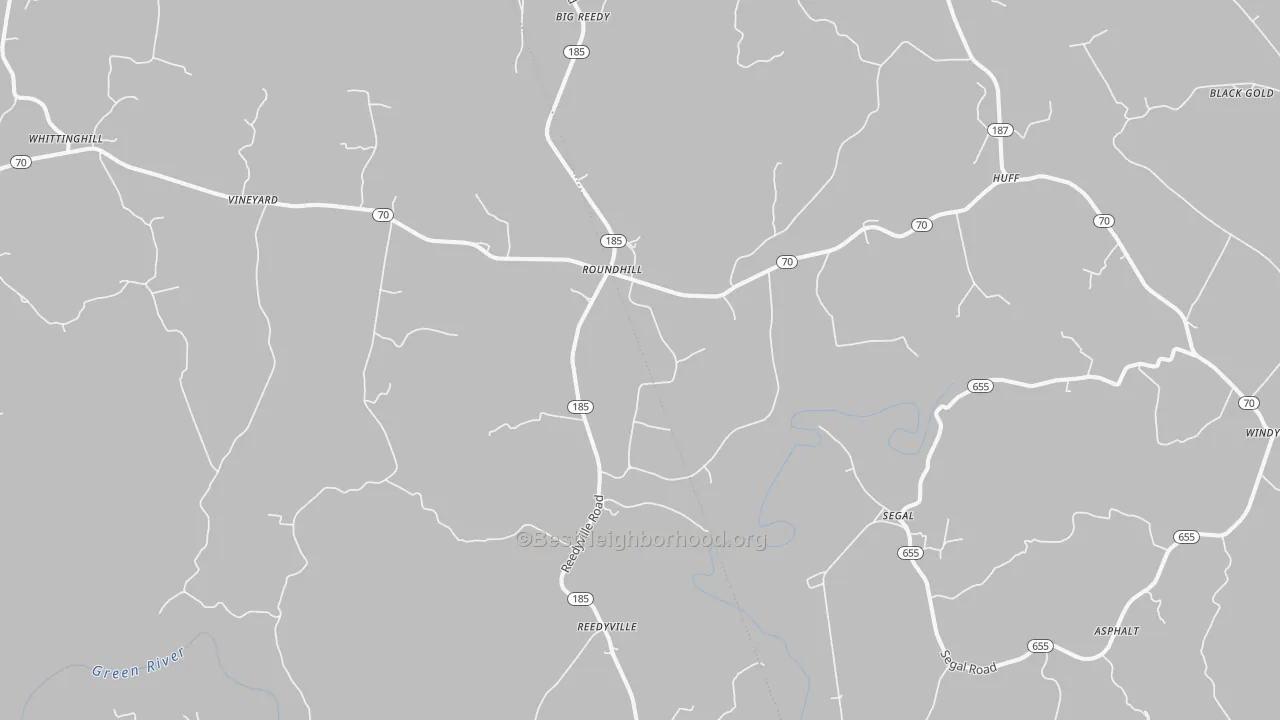Transit Grade map of Round Hill, KY