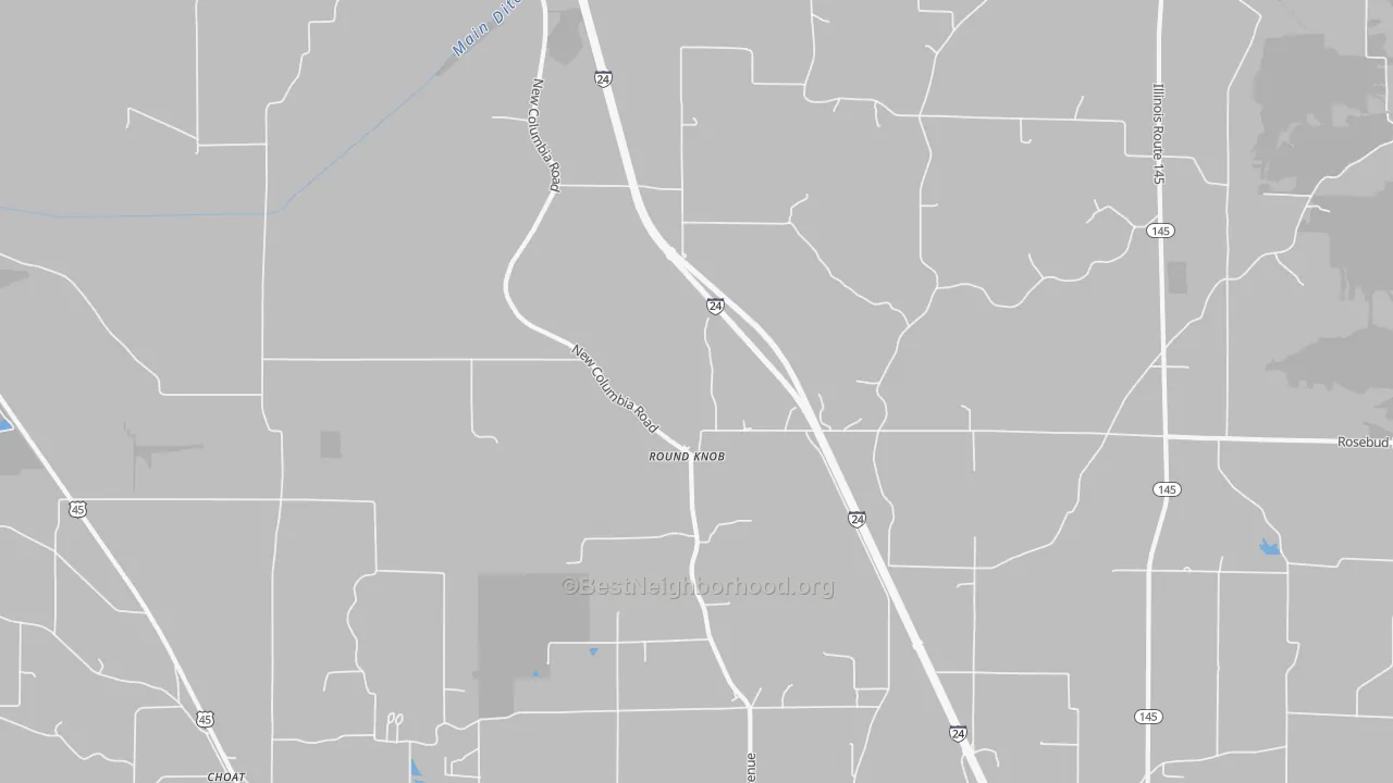 Transit Grade map of Round Knob, IL