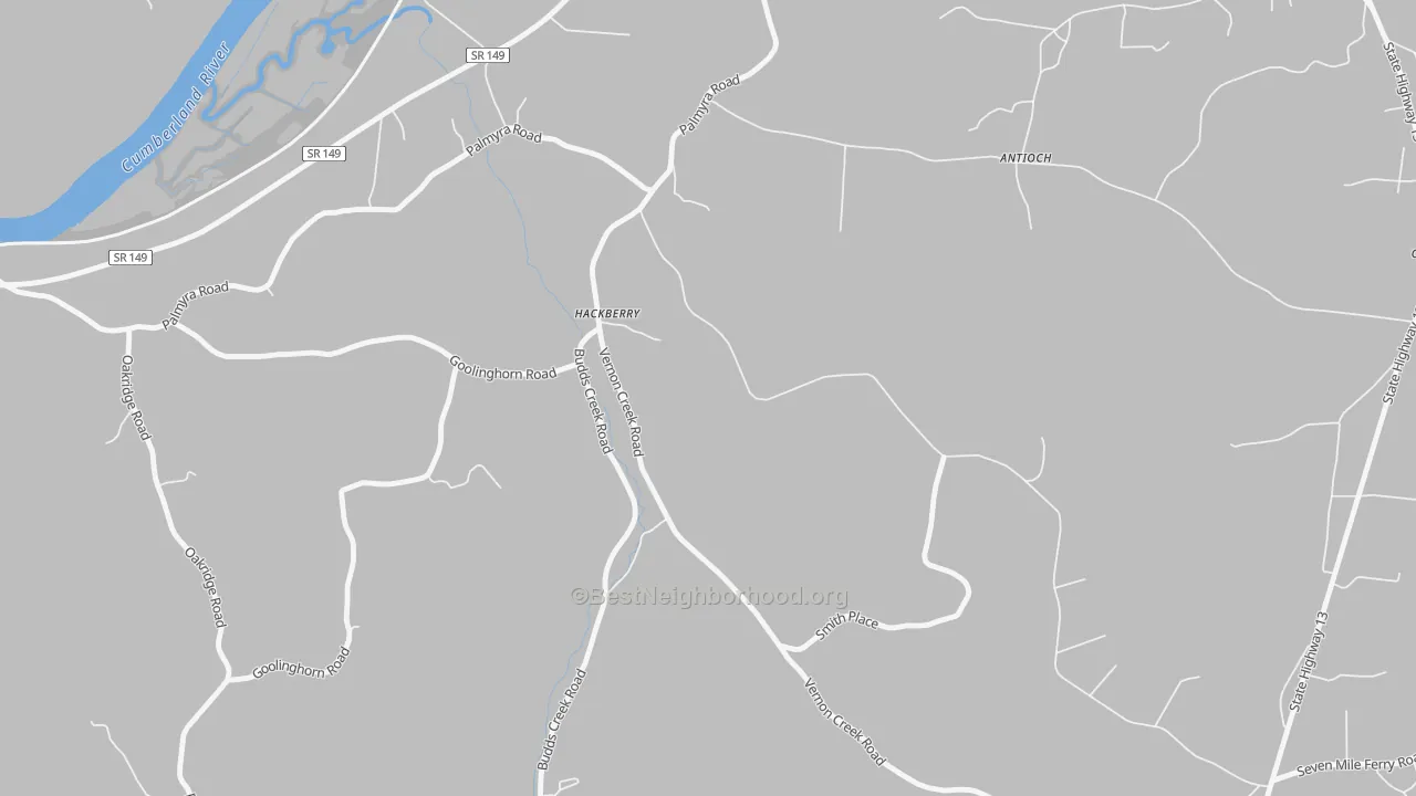 Transit Grade map of Round Pond, TN