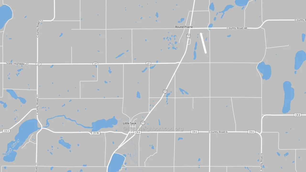 Transit Grade map of Round Prairie, MN