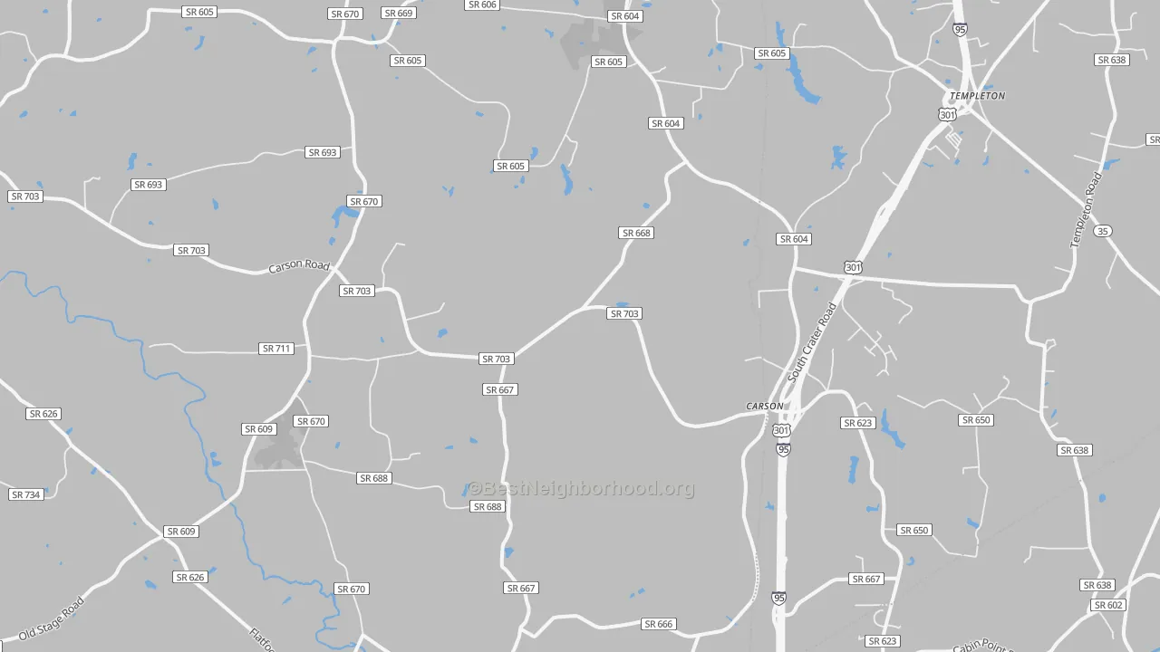 Transit Grade map of Rowanta, VA