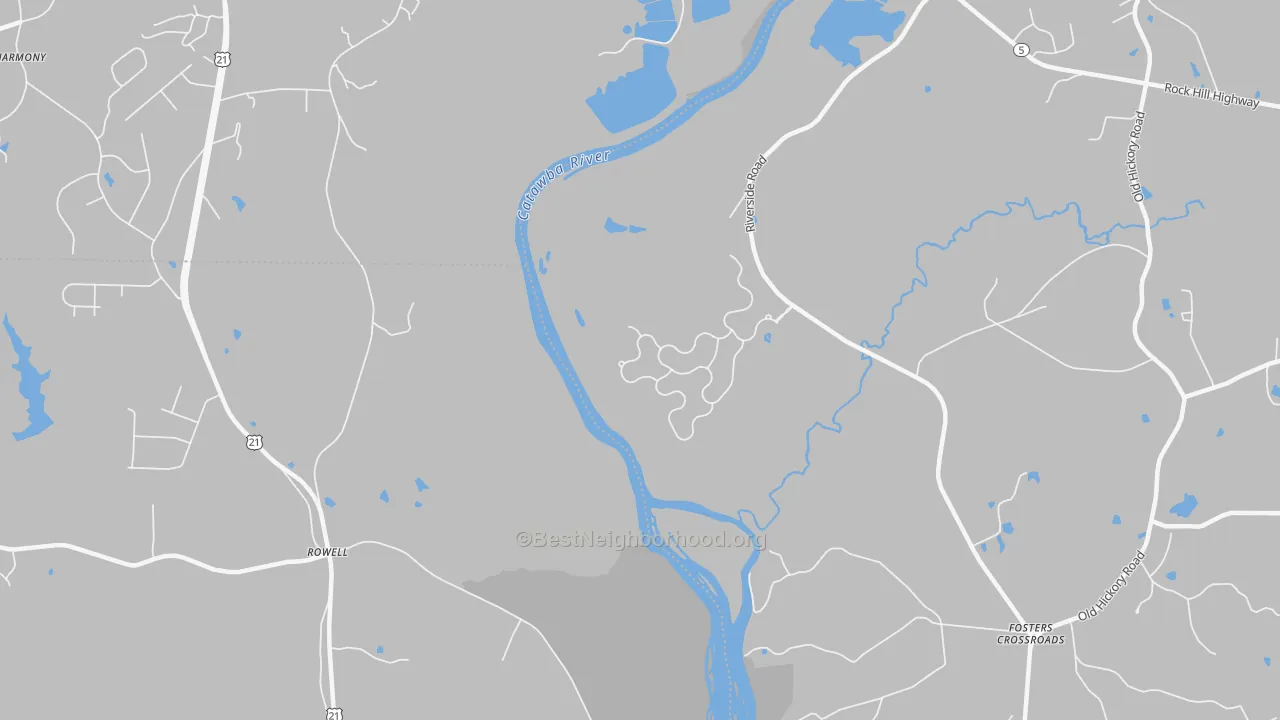Transit Grade map of Rowell, SC