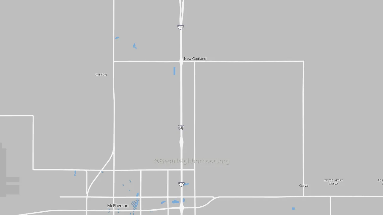 Transit Grade map of Roxbury, KS