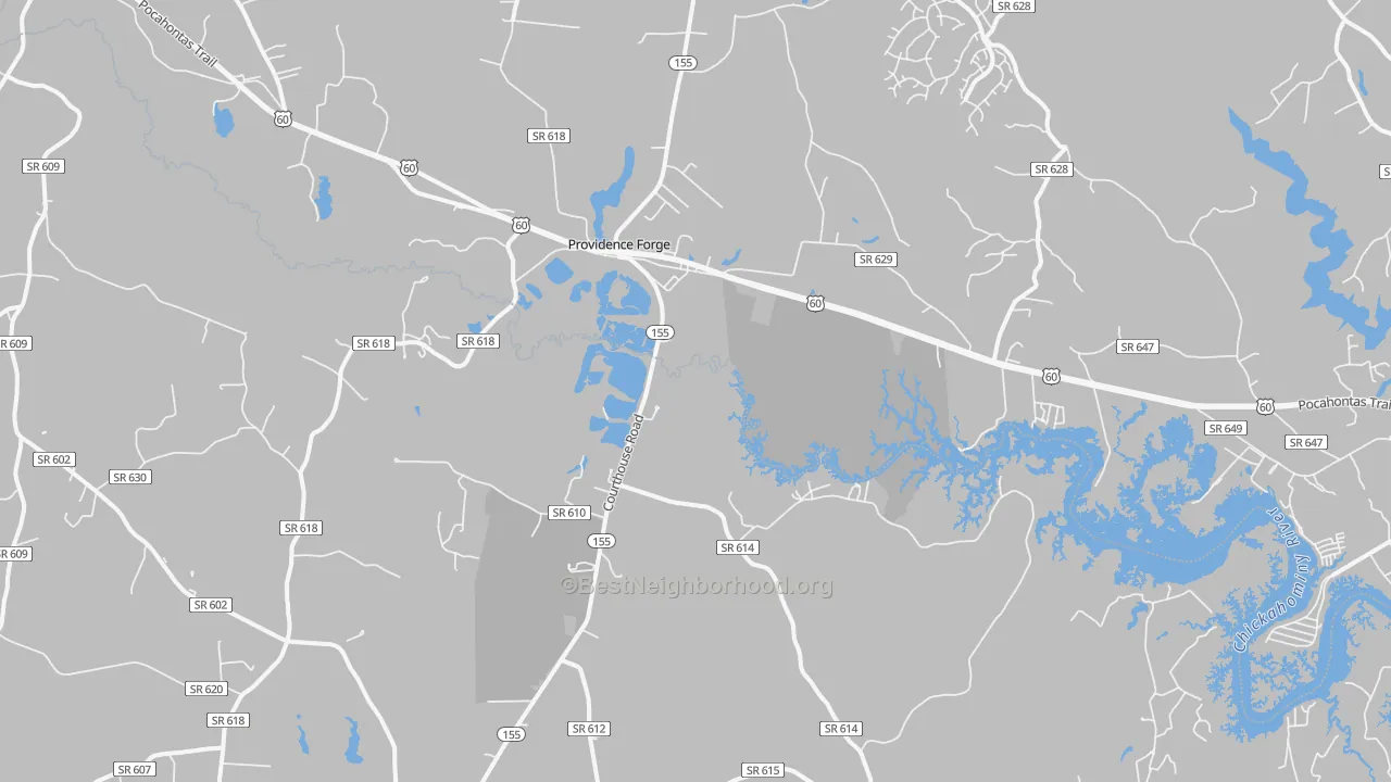 Transit Grade map of Roxbury, VA