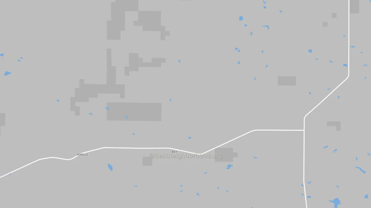 Transit Grade map of Roy, MT