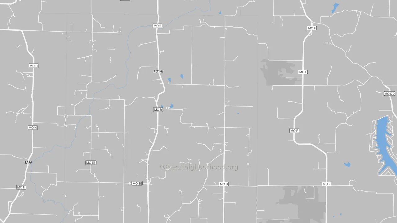 Transit Grade map of Royal, MO