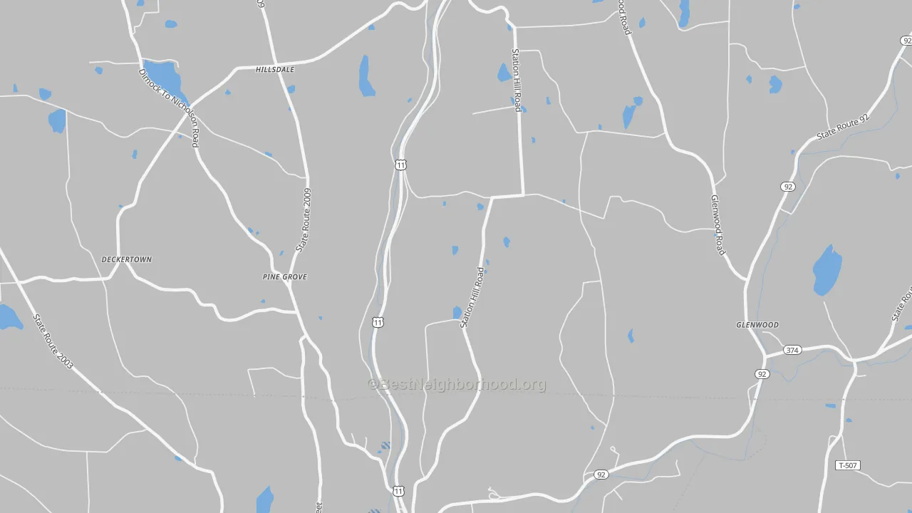 Transit Grade map of Royal, PA